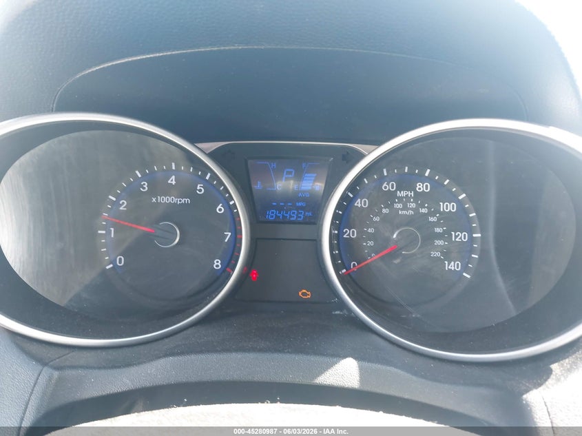 2014 Hyundai Tucson VIN KM8JUCAG7EU830900 IAAI salvage auction — REAR END, Salvage (North Carolina), sold $900 on 2026-07-06 (photo 7)