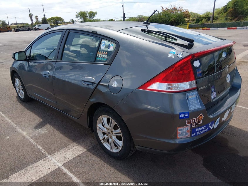 2011 Honda Insight VIN JHMZE2H70BS010572 IAAI salvage auction — NORMAL WEAR, Clear (Hawaii), sold $25 on 2026-07-28 (photo 3)