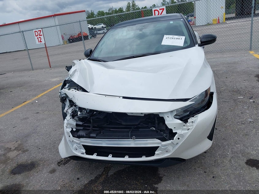 2025 Nissan Sentra VIN 3N1AB8DV9SY288762 IAAI salvage auction — FRONT END, Salvage Title, sold $5,600 on 2026-07-09 (photo 6)