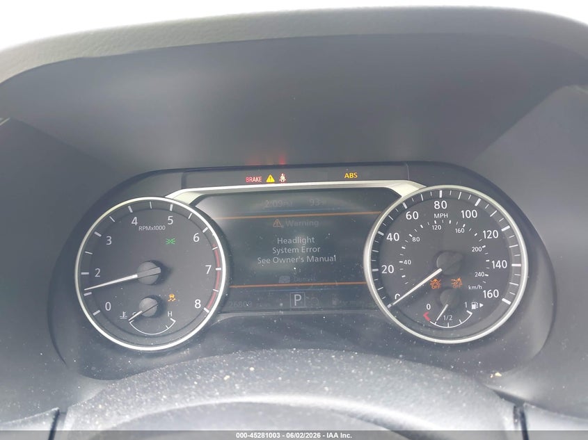 2025 Nissan Sentra VIN 3N1AB8DV9SY288762 IAAI salvage auction — FRONT END, Salvage Title, sold $5,600 on 2026-07-09 (photo 7)
