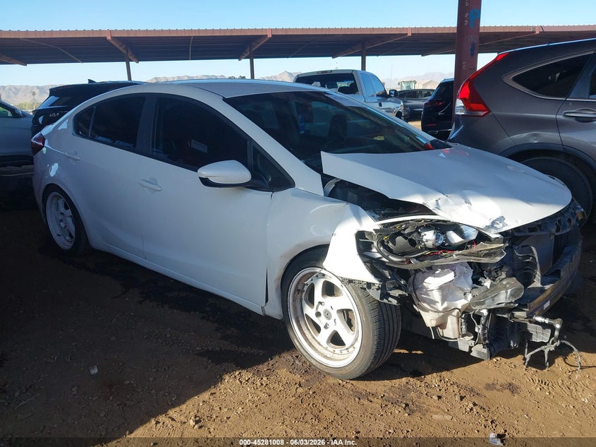 2016 Kia Forte VIN KNAFK4A64G5594343 IAAI salvage auction — FRONT END, Salvage (Arizona), sold $800 on 2026-07-07 (photo 6)