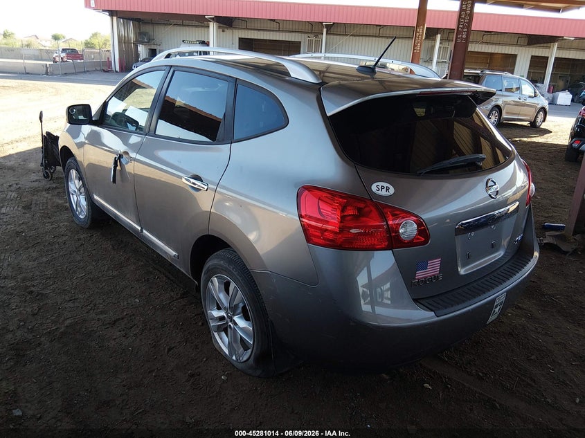 2013 Nissan Rogue VIN JN8AS5MV9DW129167 IAAI salvage auction — LEFT SIDE, Salvage Title, sold $1,225 on 2026-07-21 (photo 3)