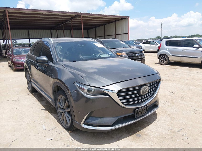 2016 Mazda Cx-9 VIN JM3TCBEY4G0101784 IAAI salvage auction — REAR END, Salvage Title, sold $4,700 on 2026-07-07 (photo 1)