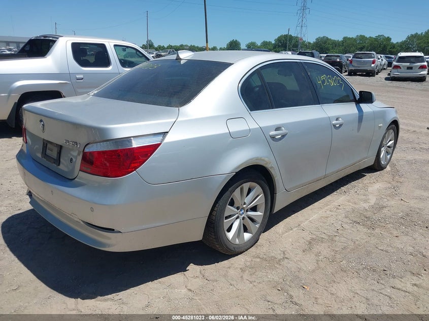 2004 BMW 5er VIN WBANB33534B113795 IAAI salvage auction — NORMAL WEAR, Clear (Indiana), sold $500 on 2026-07-15 (photo 4)