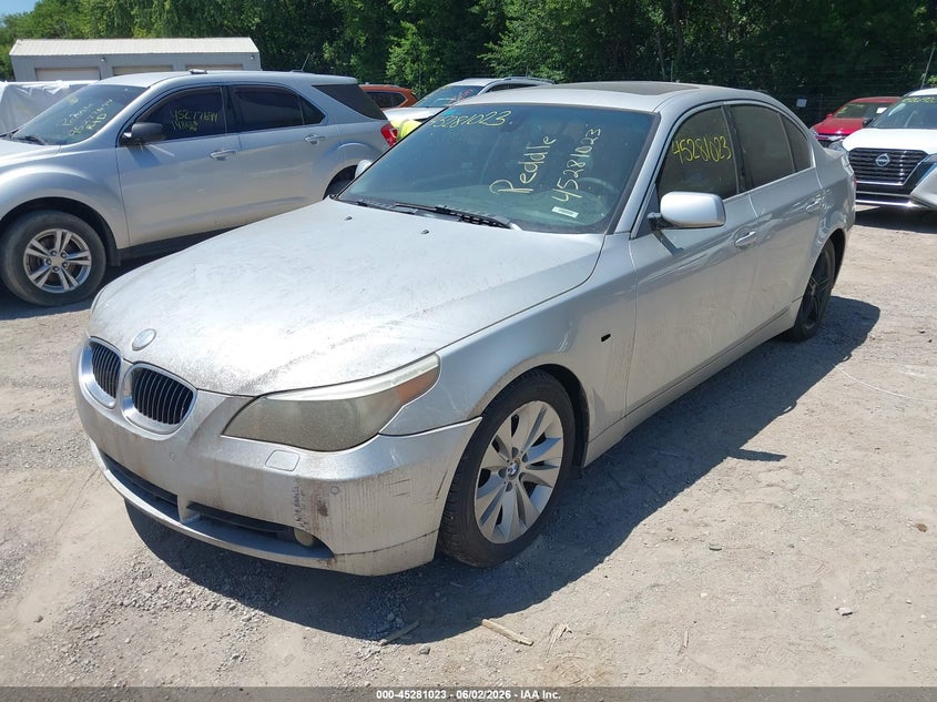 2004 BMW 5er VIN WBANB33534B113795 IAAI salvage auction — NORMAL WEAR, Clear (Indiana), sold $500 on 2026-07-15 (photo 6)