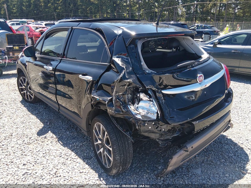 2016 Fiat VIN ZSBCSYET7GP476537 IAAI salvage auction — LEFT REAR, Salvage Title, sold $200 on 2026-08-12 (photo 3)