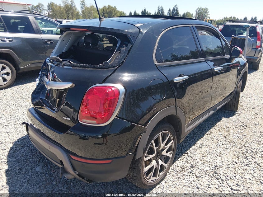 2016 Fiat VIN ZSBCSYET7GP476537 IAAI salvage auction — LEFT REAR, Salvage Title, sold $200 on 2026-08-12 (photo 4)