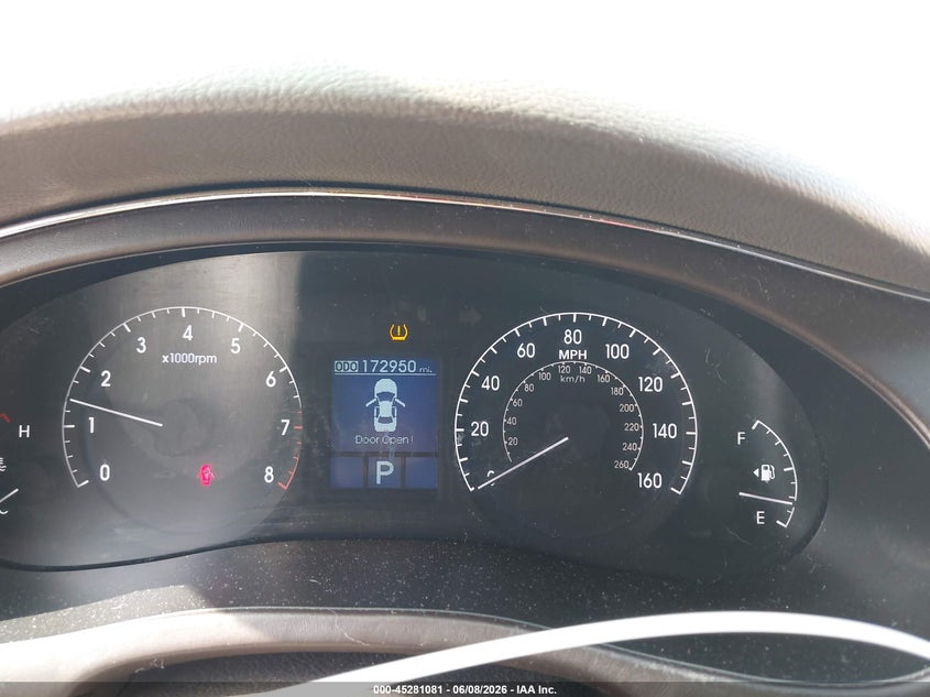 2011 Hyundai Genesis VIN KMHGC4DE0BU122495 IAAI salvage auction — FRONT END, Salvage (Texas), sold $500 on 2026-07-07 (photo 7)