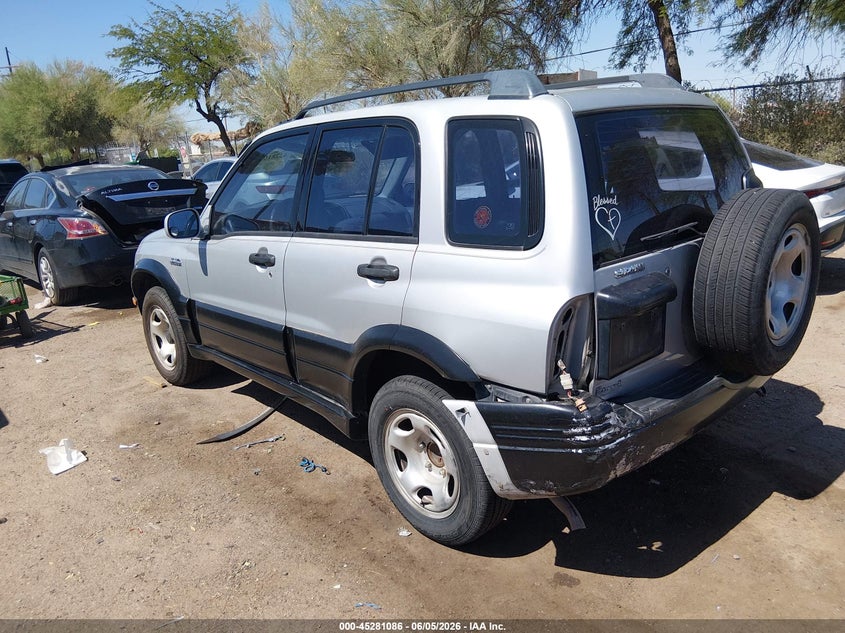 1999 Suzuki Grand vitara VIN JS3TD62V8X4113079 IAAI salvage auction — REAR END, Salvage (Arizona), sold $350 on 2026-07-16 (photo 3)