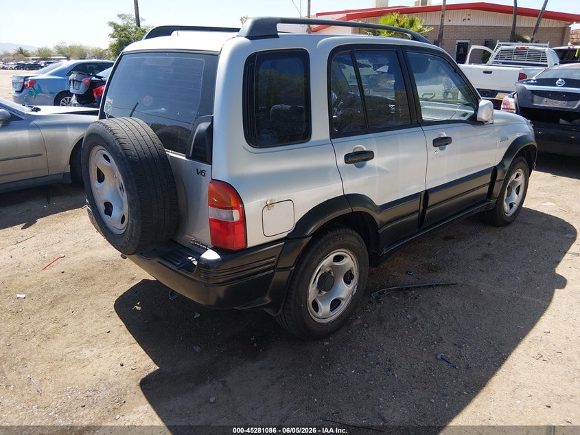 1999 Suzuki Grand vitara VIN JS3TD62V8X4113079 IAAI salvage auction — REAR END, Salvage (Arizona), sold $350 on 2026-07-16 (photo 4)