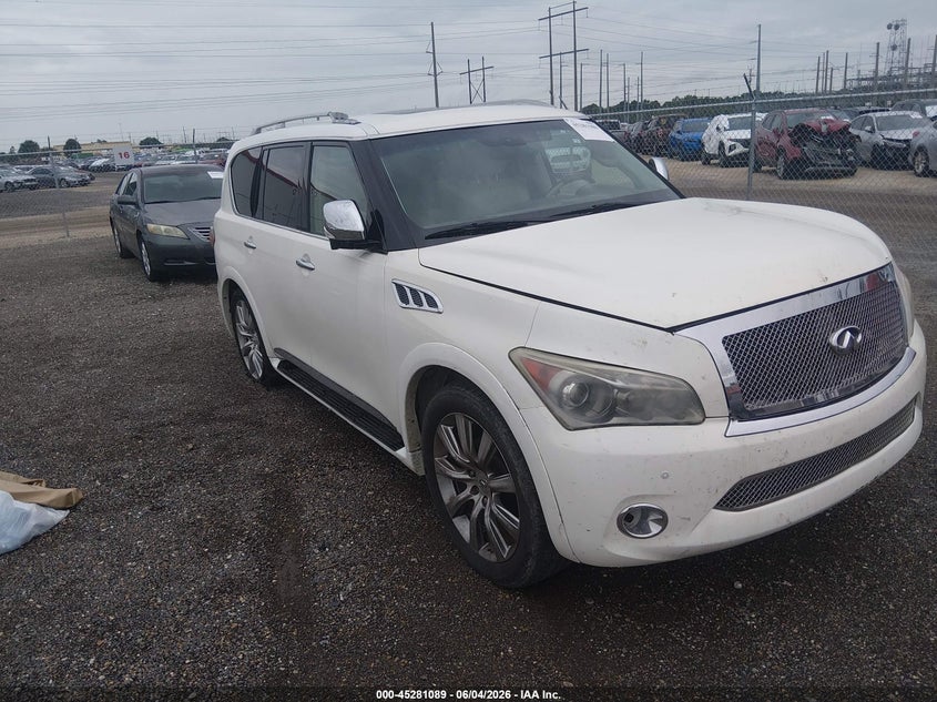 2011 Infiniti Qx56 VIN JN8AZ2NE4B9000886 IAAI salvage auction — NORMAL WEAR, Clear (Louisiana), sold $1,050 on 2026-07-29 (photo 1)