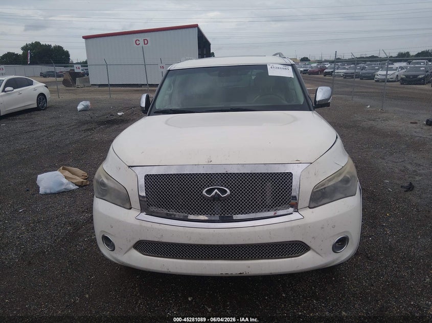 2011 Infiniti Qx56 VIN JN8AZ2NE4B9000886 IAAI salvage auction — NORMAL WEAR, Clear (Louisiana), sold $1,050 on 2026-07-29 (photo 6)