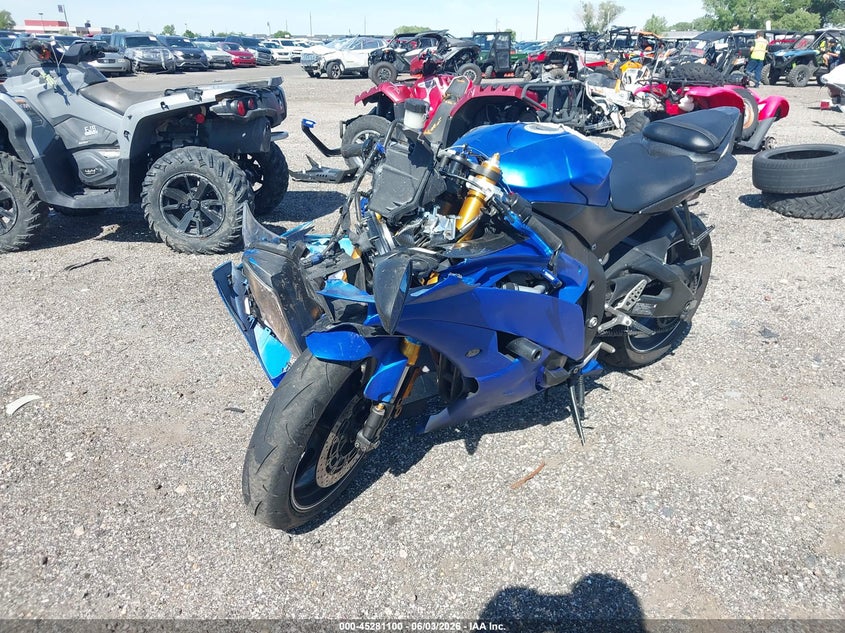 2011 Yamaha Yzf VIN JYARJ16E7BA022518 IAAI salvage auction — FRONT END, Salvage (Utah), sold $2,350 on 2026-08-25 (photo 2)