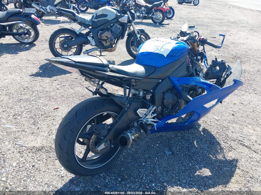 2011 Yamaha Yzf VIN JYARJ16E7BA022518 IAAI salvage auction — FRONT END, Salvage (Utah), sold $2,350 on 2026-08-25 (photo 4)