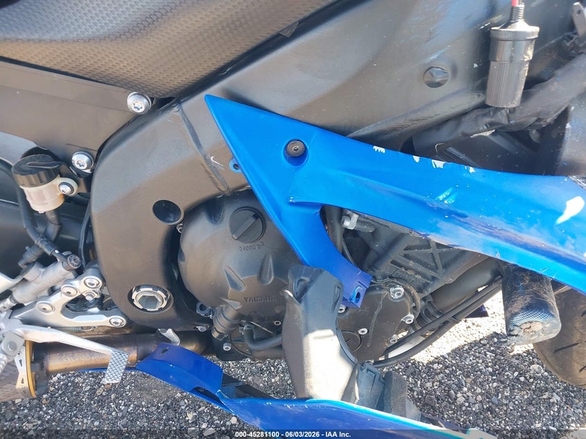 2011 Yamaha Yzf VIN JYARJ16E7BA022518 IAAI salvage auction — FRONT END, Salvage (Utah), sold $2,350 on 2026-08-25 (photo 8)