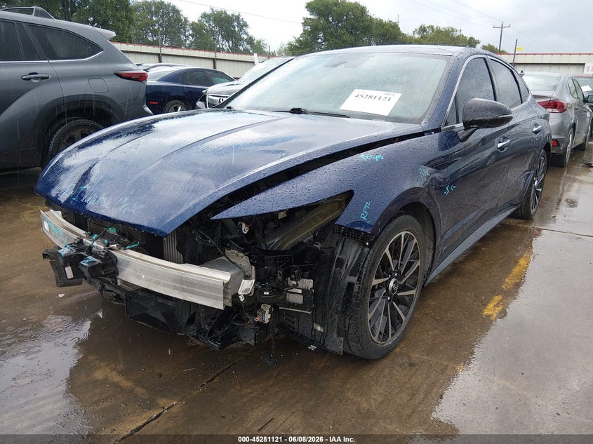 2020 Hyundai Sonata VIN 5NPEJ4J23LH042731 IAAI salvage auction — FRONT END, Original (Texas), sold $5,600 on 2026-07-21 (photo 2)