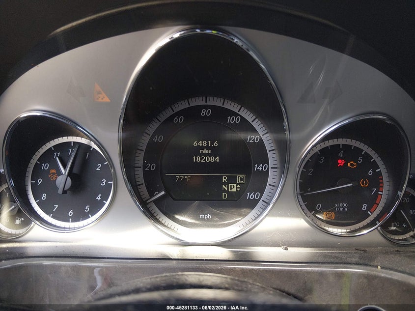 2010 Mercedes-benz E-class VIN WDDHF5GB6AA051882 IAAI salvage auction — FRONT END, Salvage (California), sold $325 on 2026-07-23 (photo 7)