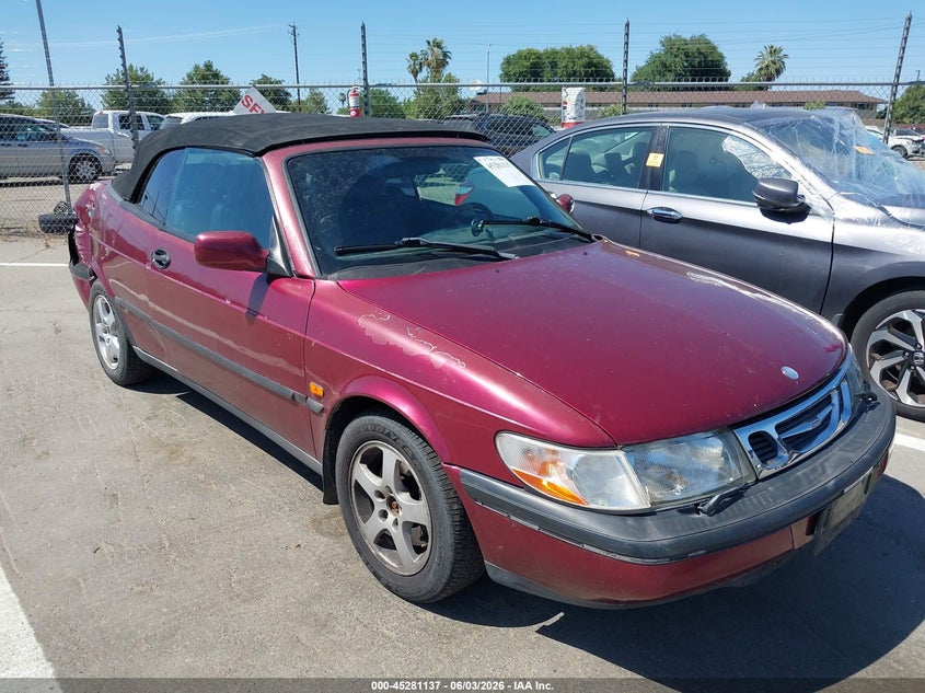 1995 Saab 900 VIN YS3DF75N7S7014431 IAAI salvage auction — LEFT SIDE, Salvage (California), sold $25 on 2026-07-14 (photo 1)