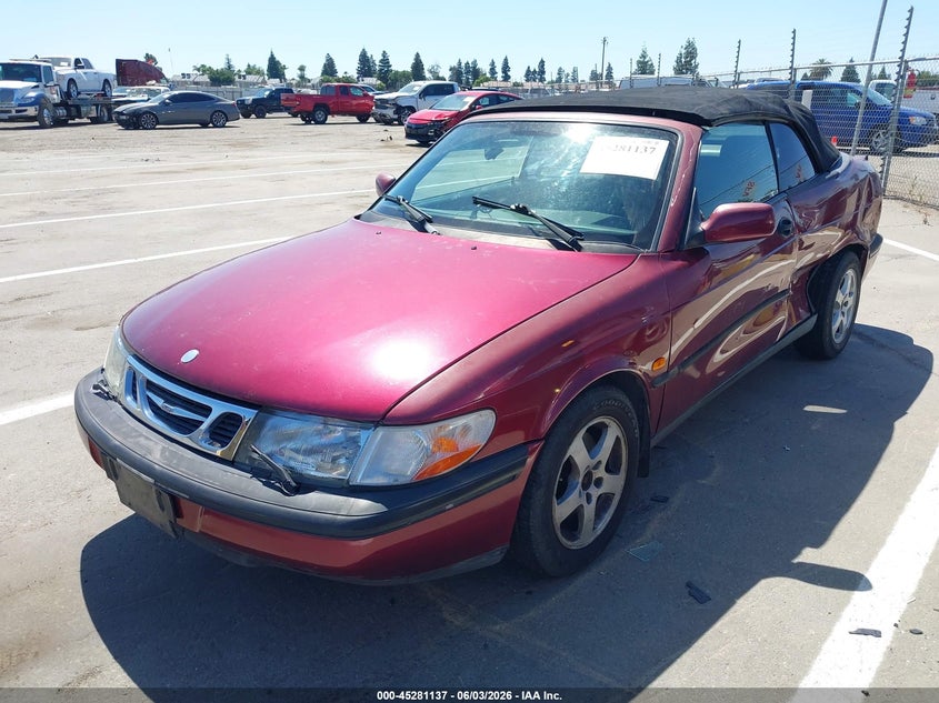 1995 Saab 900 VIN YS3DF75N7S7014431 IAAI salvage auction — LEFT SIDE, Salvage (California), sold $25 on 2026-07-14 (photo 2)