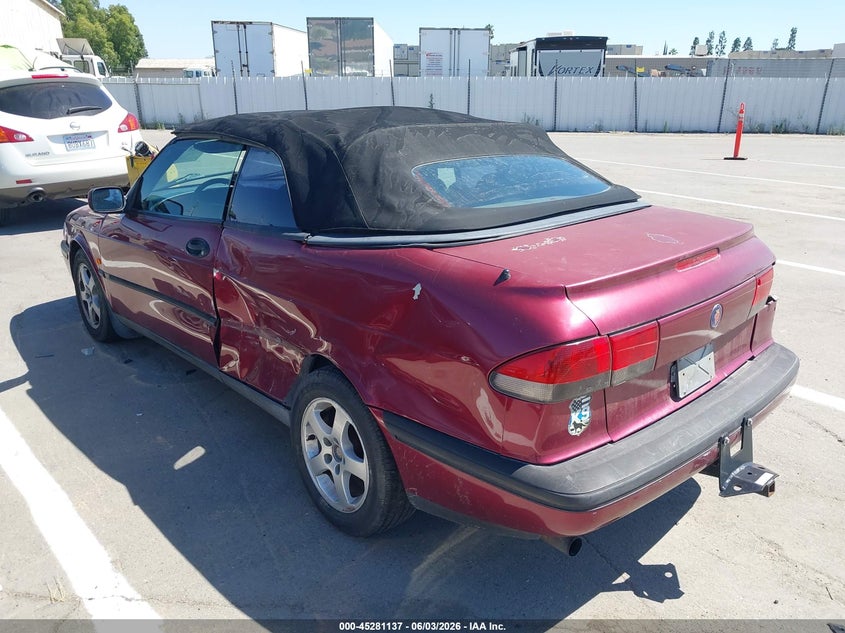 1995 Saab 900 VIN YS3DF75N7S7014431 IAAI salvage auction — LEFT SIDE, Salvage (California), sold $25 on 2026-07-14 (photo 3)