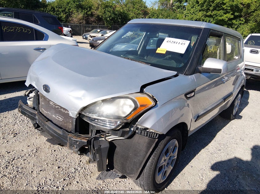 2012 Kia Soul VIN KNDJT2A56C7435828 IAAI salvage auction — FRONT END, Salvage Title, sold $375 on 2026-07-07 (photo 2)