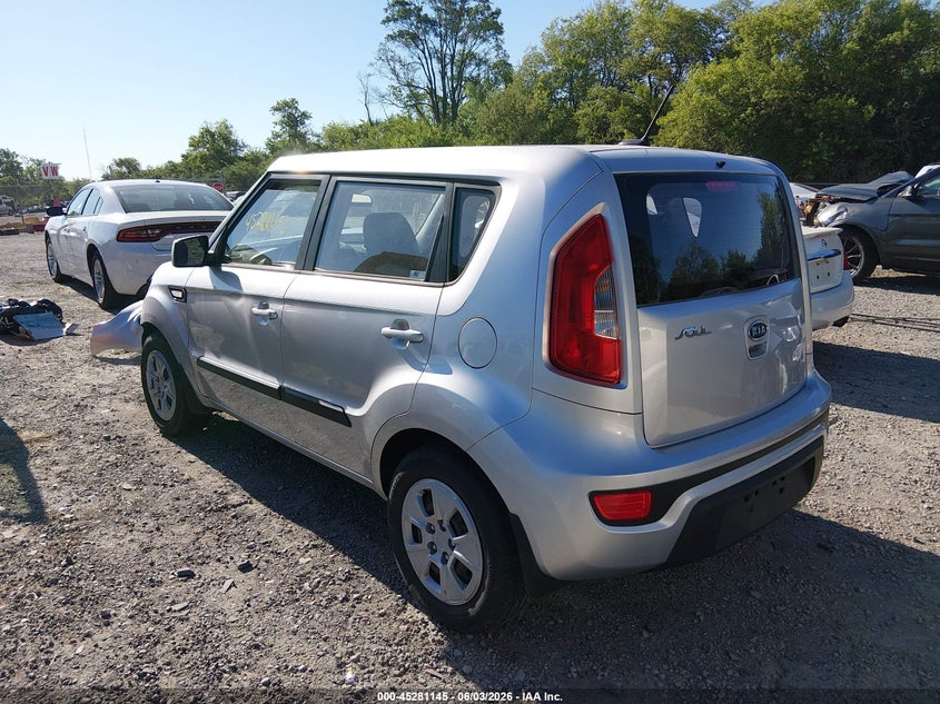 2012 Kia Soul VIN KNDJT2A56C7435828 IAAI salvage auction — FRONT END, Salvage Title, sold $375 on 2026-07-07 (photo 3)