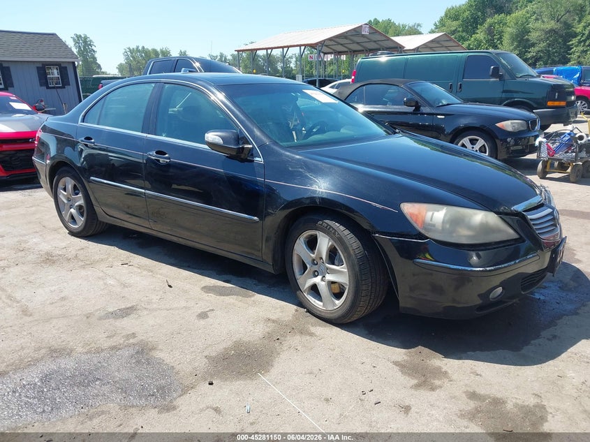 2005 Acura Rl VIN JH4KB16575C006894 IAAI salvage auction — FRONT END, Clear (Virginia), sold $300 on 2026-07-09 (photo 1)