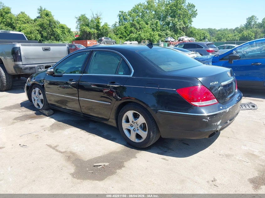 2005 Acura Rl VIN JH4KB16575C006894 IAAI salvage auction — FRONT END, Clear (Virginia), sold $300 on 2026-07-09 (photo 3)