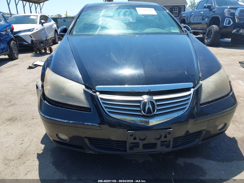 2005 Acura Rl VIN JH4KB16575C006894 IAAI salvage auction — FRONT END, Clear (Virginia), sold $300 on 2026-07-09 (photo 6)