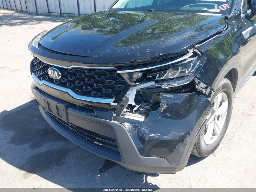 2021 Kia Sorento VIN 5XYRGDLC8MG018746 IAAI salvage auction — LEFT FRONT, Salvage Title, sold $5,550 on 2026-07-23 (photo 6)