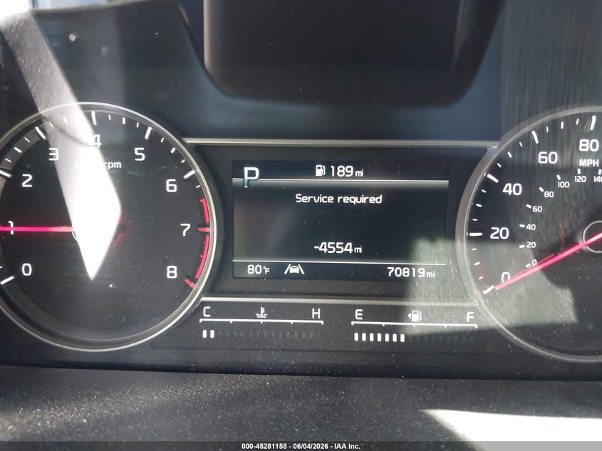 2021 Kia Sorento VIN 5XYRGDLC8MG018746 IAAI salvage auction — LEFT FRONT, Salvage Title, sold $5,550 on 2026-07-23 (photo 7)