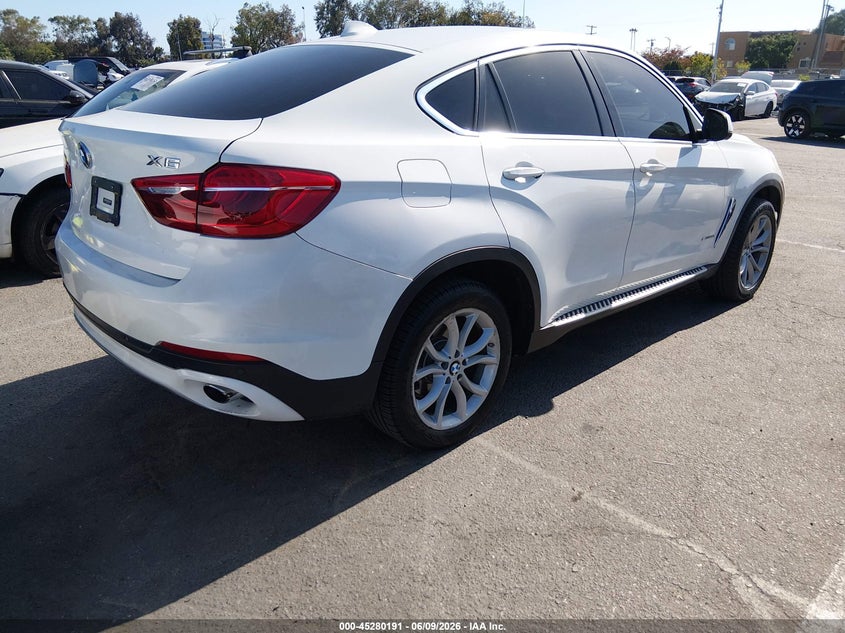 2016 BMW X6 VIN 5UXKU0C5XG0F92622 IAAI salvage auction — NORMAL WEAR, Salvage Title - Dealer (California), sold $6,800 on 2026-07-09 (photo 4)