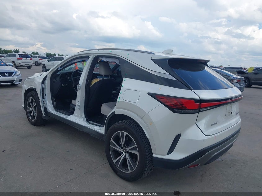 2023 Lexus Rx VIN JTJCHMAA8P2001168 IAAI salvage auction — SIDE, Original (Texas), sold $19,300 on 2026-07-17 (photo 3)