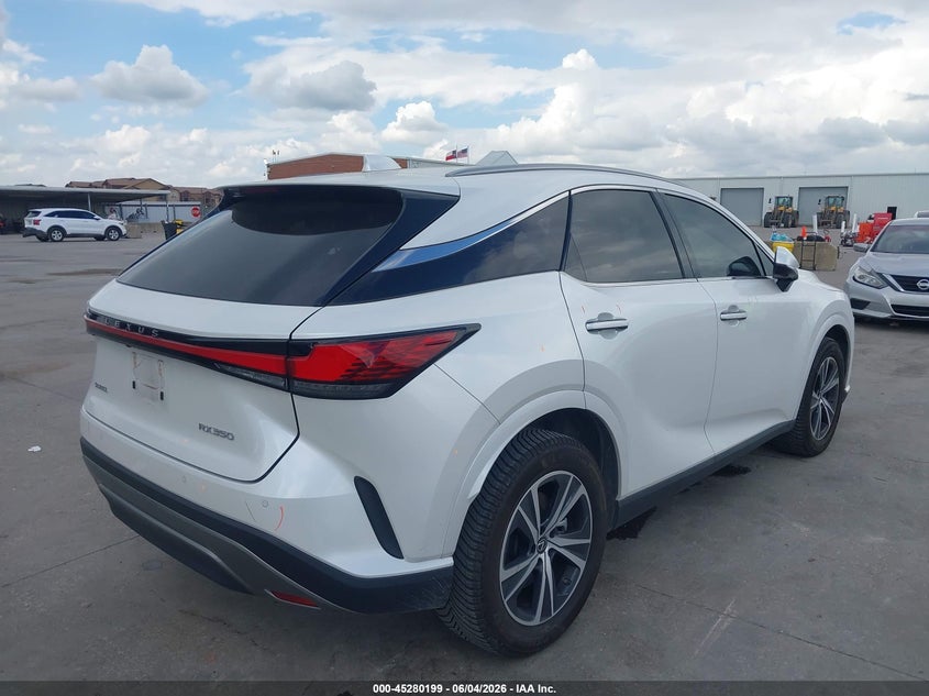 2023 Lexus Rx VIN JTJCHMAA8P2001168 IAAI salvage auction — SIDE, Original (Texas), sold $19,300 on 2026-07-17 (photo 4)
