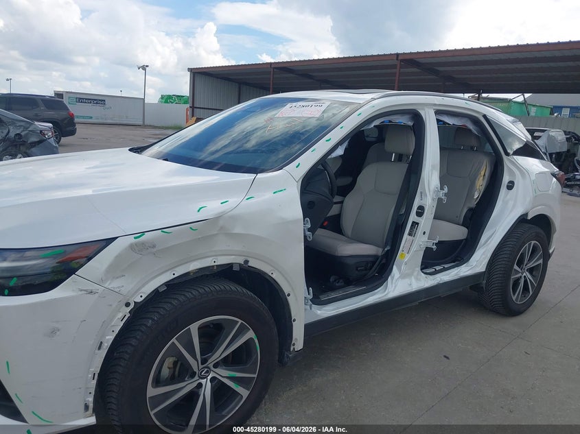 2023 Lexus Rx VIN JTJCHMAA8P2001168 IAAI salvage auction — SIDE, Original (Texas), sold $19,300 on 2026-07-17 (photo 6)