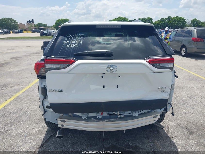 2025 Toyota Rav 4 VIN 2T3W1RFV7SC312136 IAAI salvage auction — REAR END, Wait Title, sold $15,100 on 2026-10-01 (photo 6)
