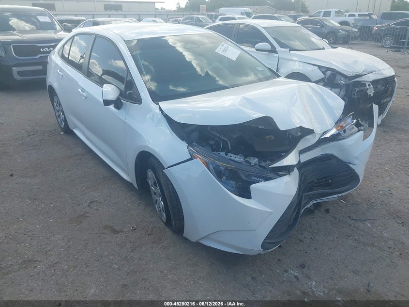 2023 Toyota Corolla VIN 5YFB4MDE1PP024382 IAAI salvage auction — FRONT END, Salvage (Texas), sold $2,900 on 2026-07-29 (photo 1)