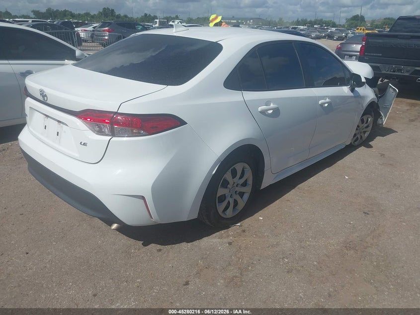 2023 Toyota Corolla VIN 5YFB4MDE1PP024382 IAAI salvage auction — FRONT END, Salvage (Texas), sold $2,900 on 2026-07-29 (photo 4)