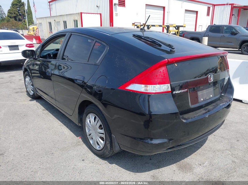 2011 Honda Insight VIN JHMZE2H5XBS004485 IAAI salvage auction — FRONT END, Salvage (California), sold $700 on 2026-07-23 (photo 3)