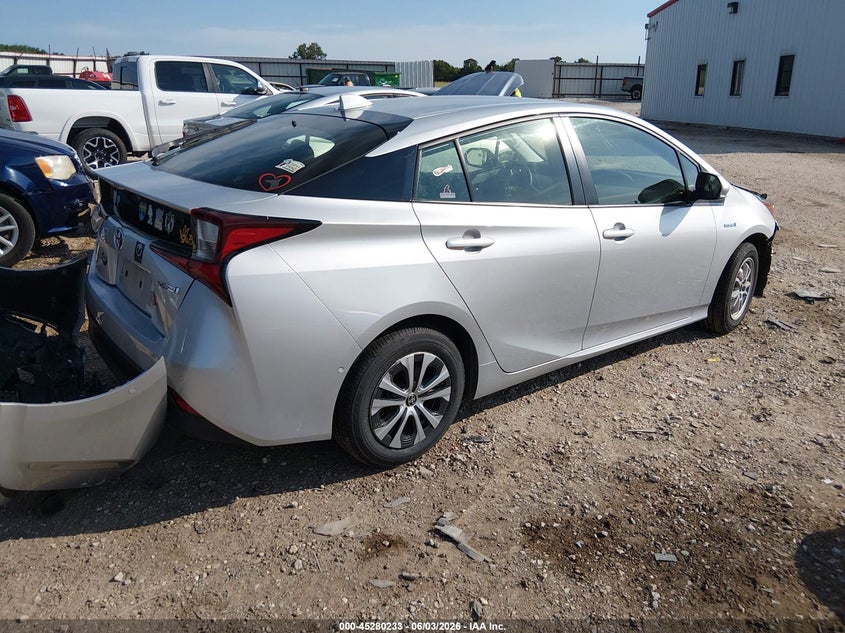 2021 Toyota Prius VIN JTDL9MFU4M3030675 IAAI salvage auction — FRONT END, Salvage Title, sold $5,500 on 2026-07-23 (photo 4)