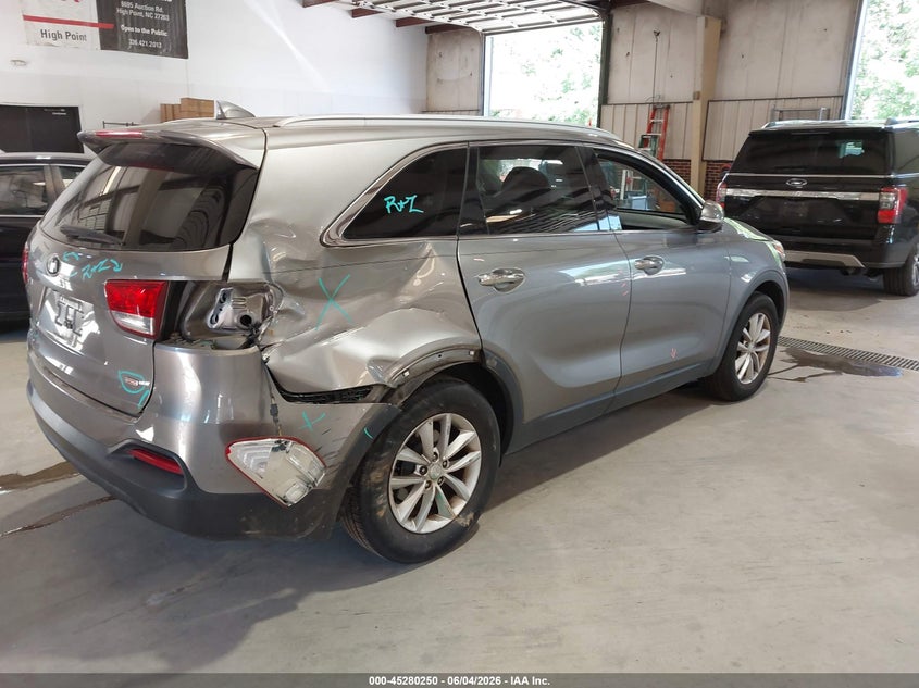 2018 Kia Sorento VIN 5XYPG4A32JG408831 IAAI salvage auction — RIGHT REAR, Salvage Title, sold $2,250 on 2026-07-16 (photo 4)