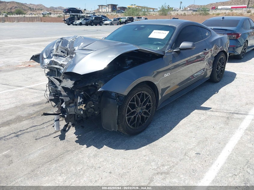2022 Ford Mustang VIN 1FA6P8CF7N5108071 IAAI salvage auction — FRONT END, Salvage Title, sold $4,850 on 2026-07-22 (photo 2)