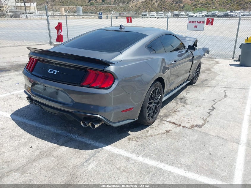 2022 Ford Mustang VIN 1FA6P8CF7N5108071 IAAI salvage auction — FRONT END, Salvage Title, sold $4,850 on 2026-07-22 (photo 4)