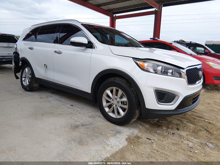 2017 Kia Sorento VIN 5XYPG4A38HG239201 IAAI salvage auction — LEFT REAR, Salvage Title, sold $1,950 on 2026-07-21 (photo 1)