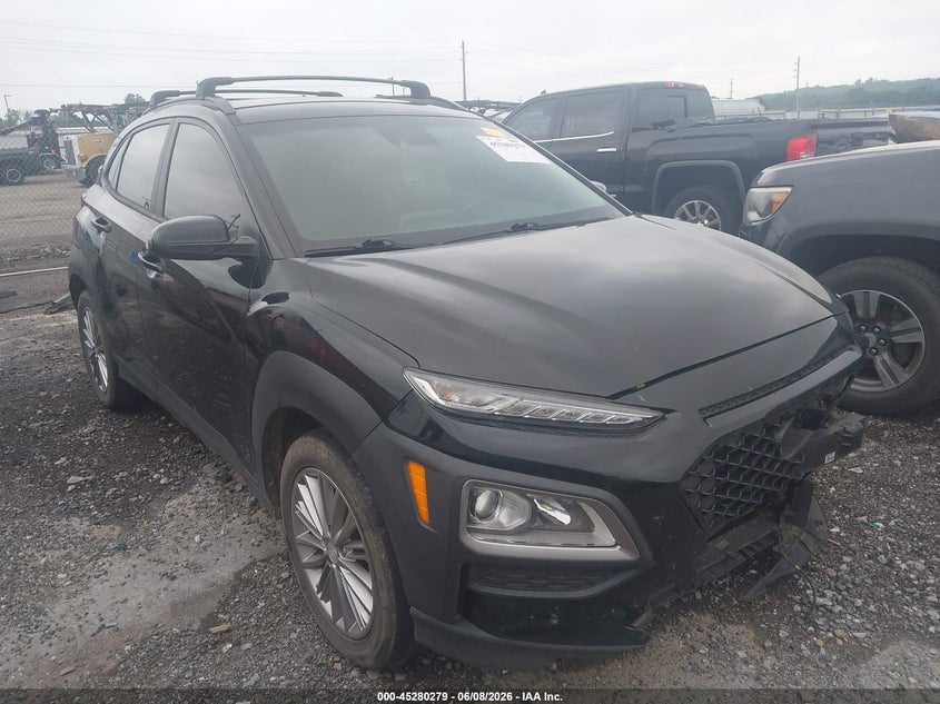 2021 Hyundai Kona VIN KM8K22AA2MU612930 IAAI salvage auction — FRONT END, Salvage Title, sold $3,500 on 2026-07-14 (photo 1)