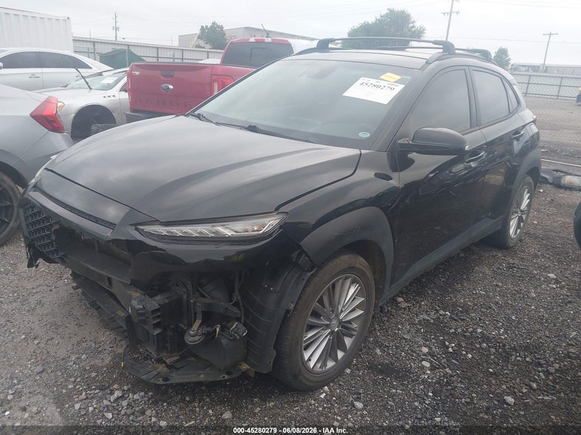 2021 Hyundai Kona VIN KM8K22AA2MU612930 IAAI salvage auction — FRONT END, Salvage Title, sold $3,500 on 2026-07-14 (photo 2)