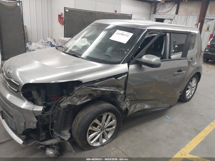 2018 Kia Soul VIN KNDJP3A57J7596700 IAAI salvage auction — LEFT SIDE, Salvage Title, sold $1,525 on 2026-07-07 (photo 6)