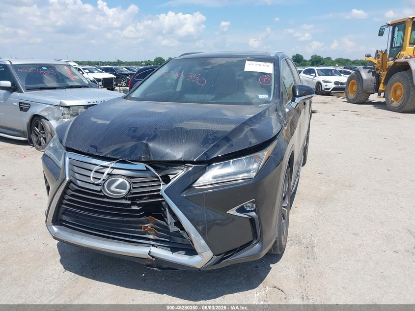 2017 Lexus Rx VIN 2T2ZZMCA2HC053188 IAAI salvage auction — FRONT END, Original (Texas), sold $9,800 on 2026-07-31 (photo 2)