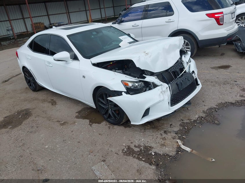 2015 Lexus Is VIN JTHBF1D20F5072450 IAAI salvage auction — FRONT END, Salvage Title, sold $2,875 on 2026-07-22 (photo 1)