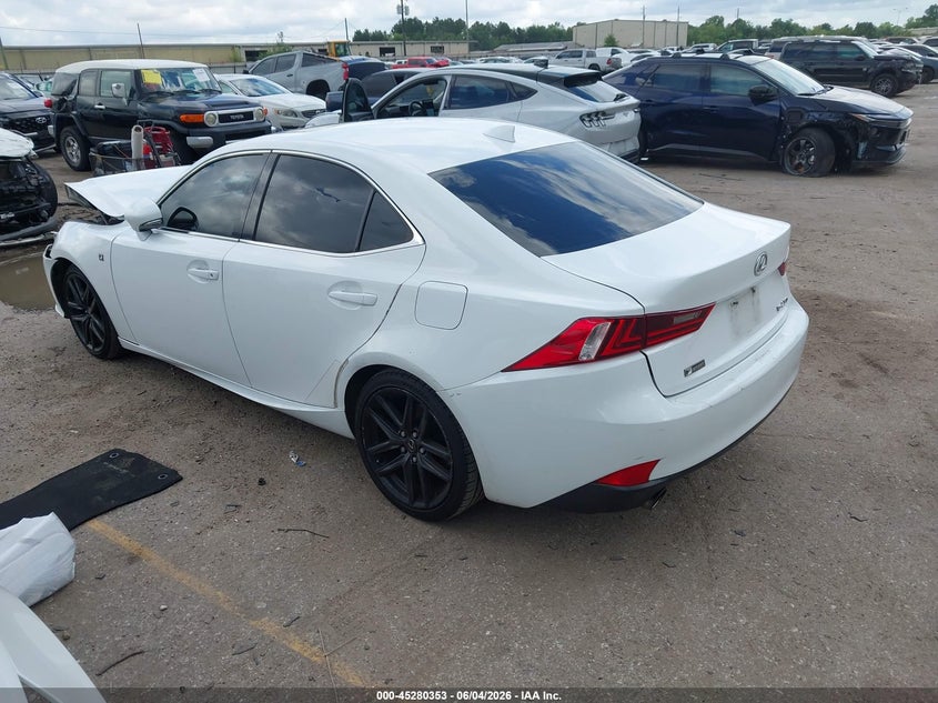2015 Lexus Is VIN JTHBF1D20F5072450 IAAI salvage auction — FRONT END, Salvage Title, sold $2,875 on 2026-07-22 (photo 3)